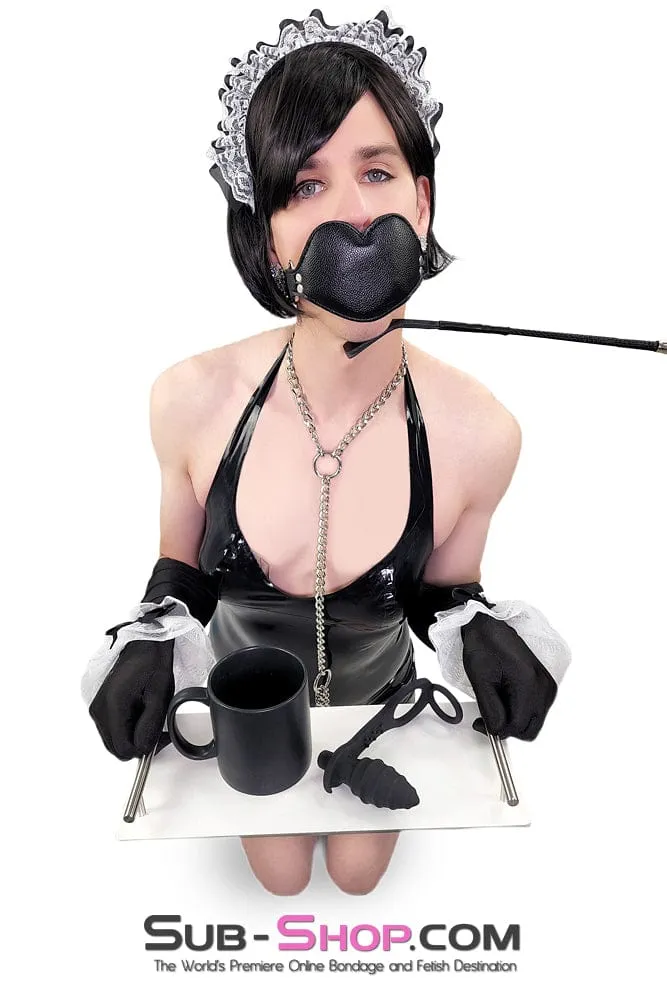 2416M-SIS	Addick-tive Black Padded Panel Sissy Mistress Slave Penis Gag