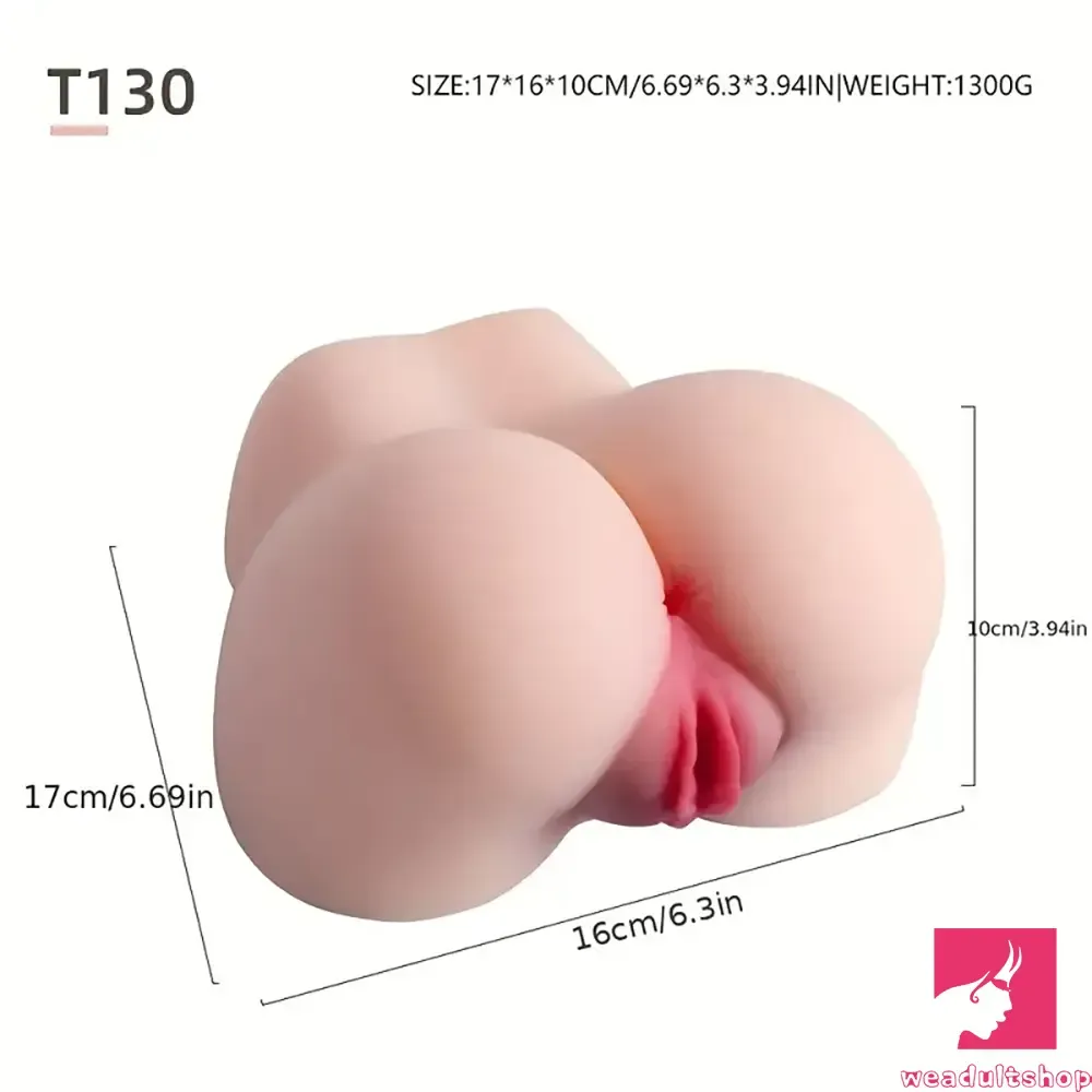 2.87lb Realistic Sex Doll Torso For Men With 3D Vagina Anal Stroker