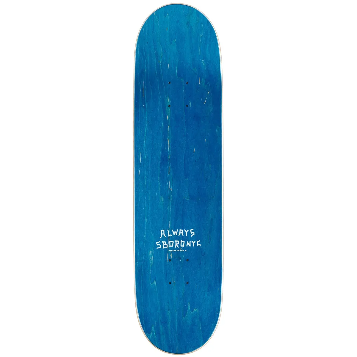 5Boro Always Run Skateboard Complete - Teal Blue Veneer - 8.25"
