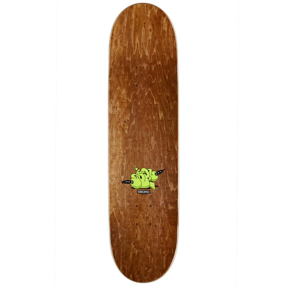 5Boro x SP-One Bubble Skateboard Complete - Natural Veneer - 8.25"