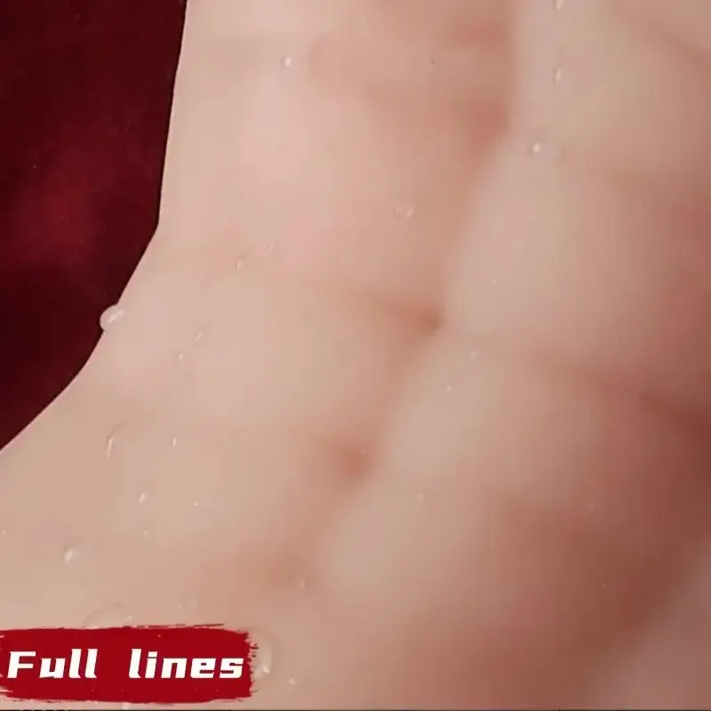 6.69in Realistic Rubber Dildo With TPE Sex Doll Torso For Gay Male