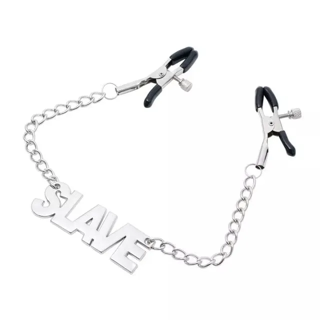 7282DL      SLAVE Adjustable Nipple Clamps with SLAVE Tag
