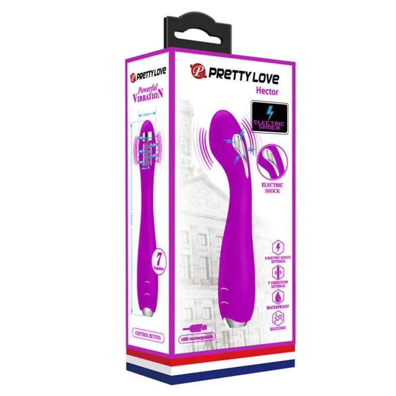 7385M      Electro Stim Rechargeable Luxe Vibrator. 7 Function Vibration   5 Modes Electro-Stim