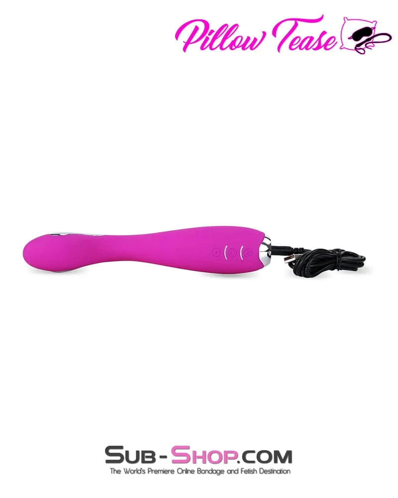 7385M      Electro Stim Rechargeable Luxe Vibrator. 7 Function Vibration   5 Modes Electro-Stim