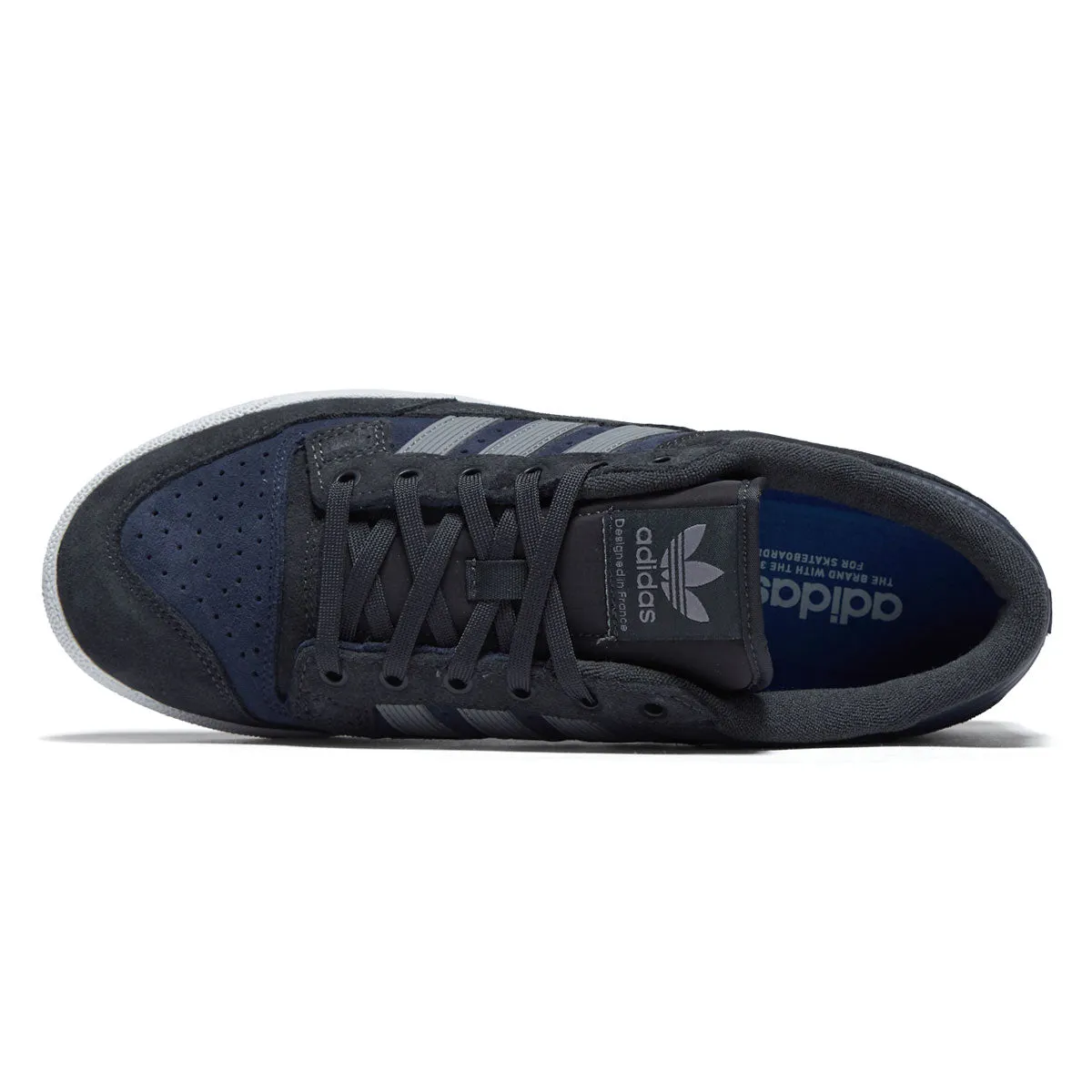Adidas Centennial 85 Low Adv Shoes - Carbon/Grey Heather/Navy