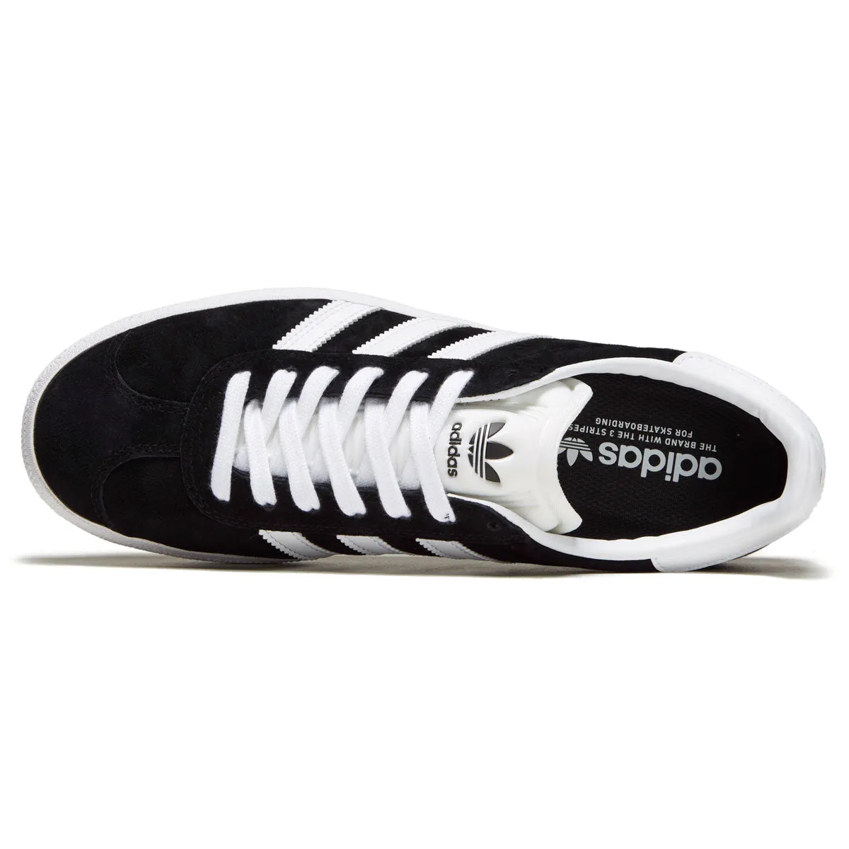 Adidas Gazelle Adv Shoes - Core Black/White/Gold Metallic
