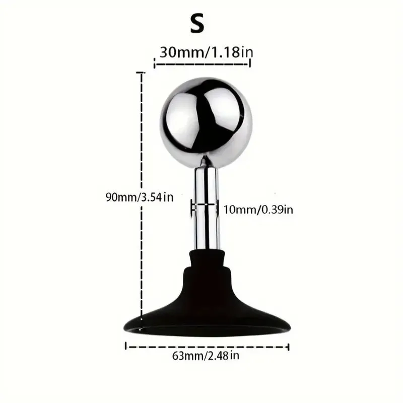 Adult Male/Female Butt Toy Metallic Hollow Super Lightweight Anus Plug