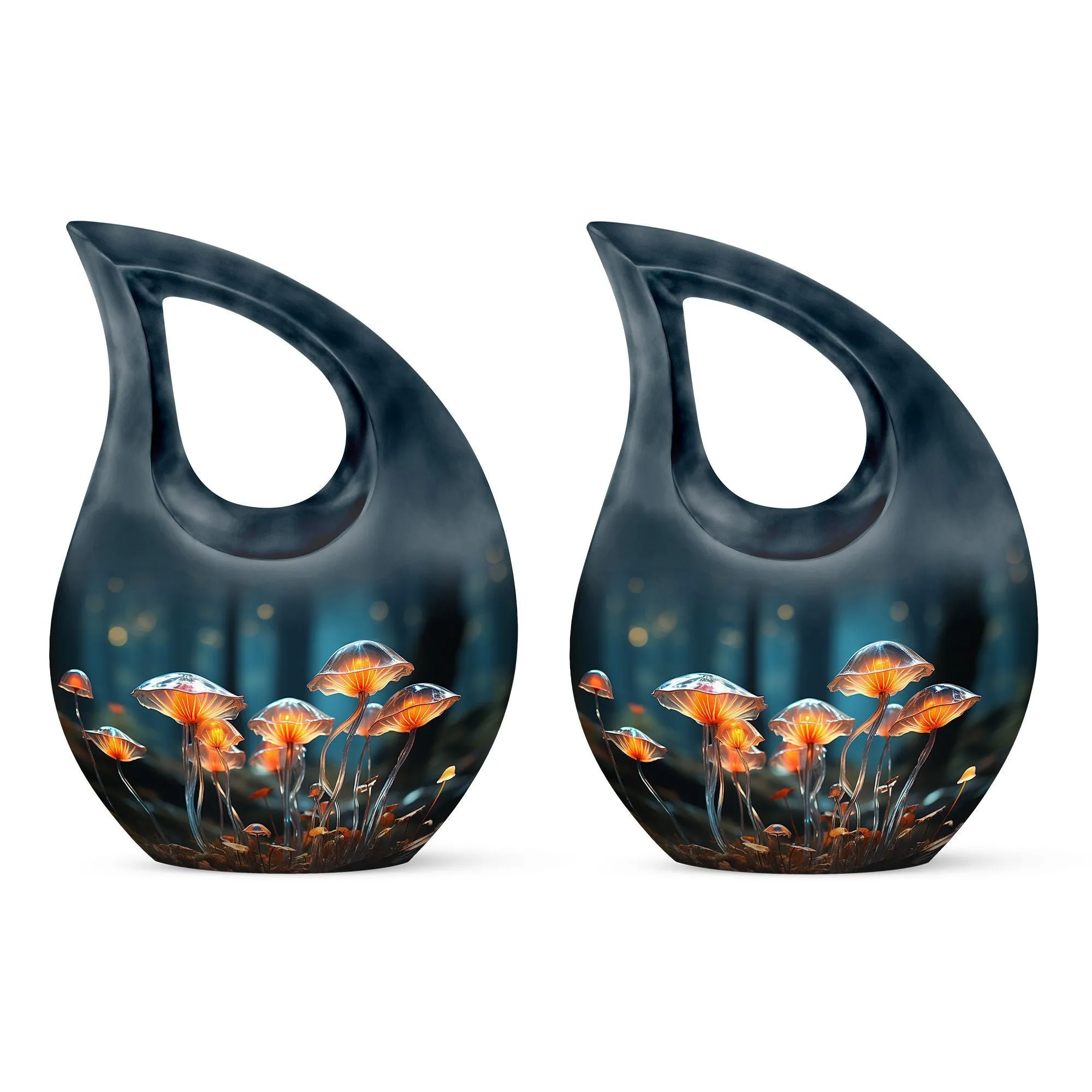 Affordable Lilly Flower Commemoration Vessel for Caring Memorials