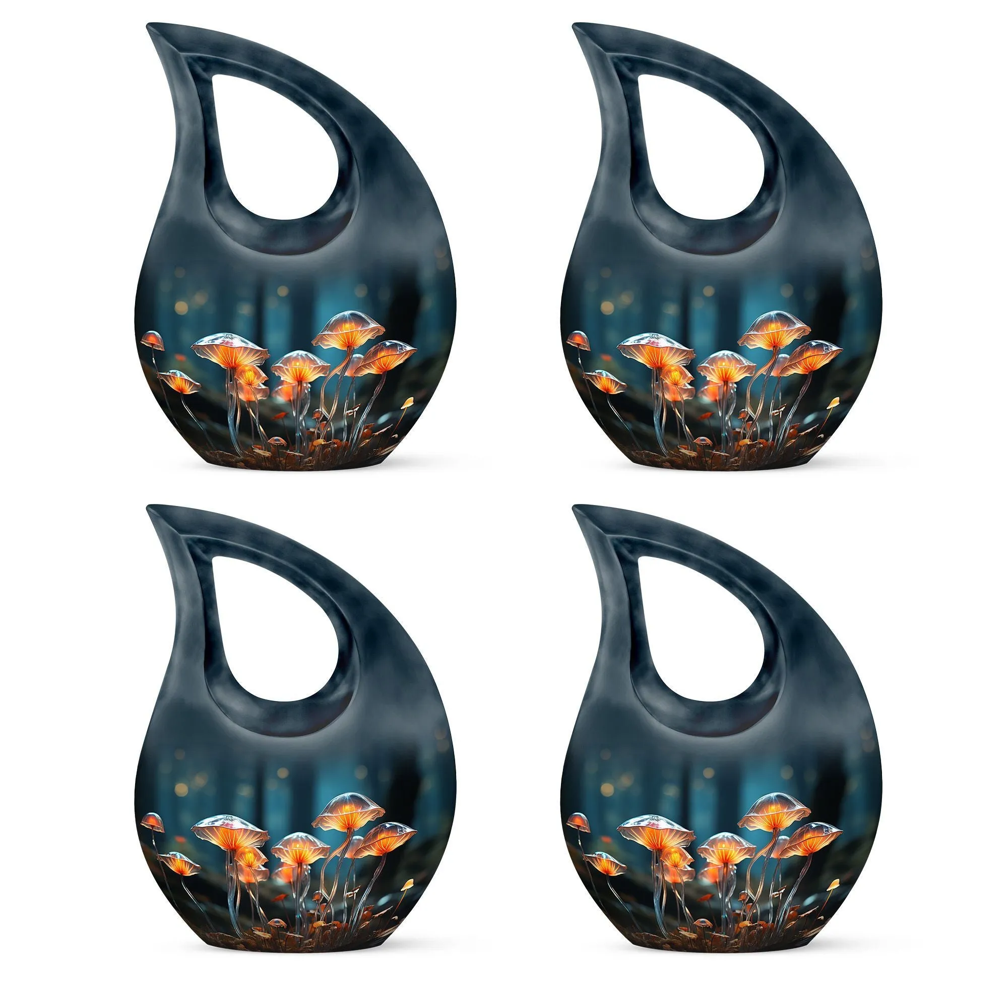 Affordable Lilly Flower Commemoration Vessel for Caring Memorials