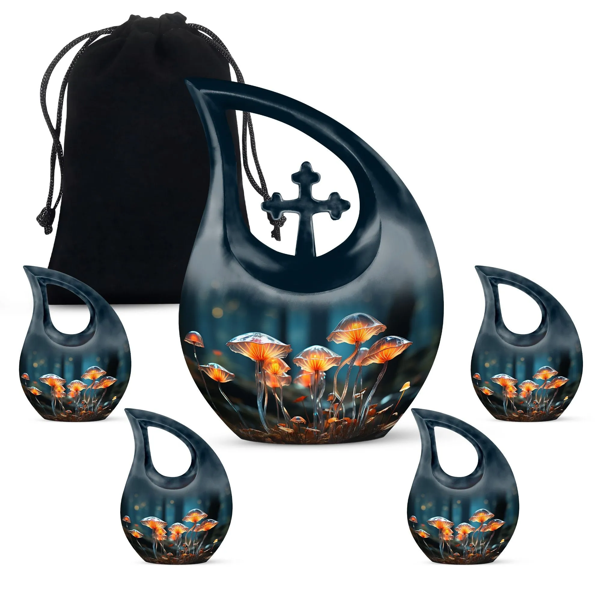 Affordable Lilly Flower Commemoration Vessel for Caring Memorials