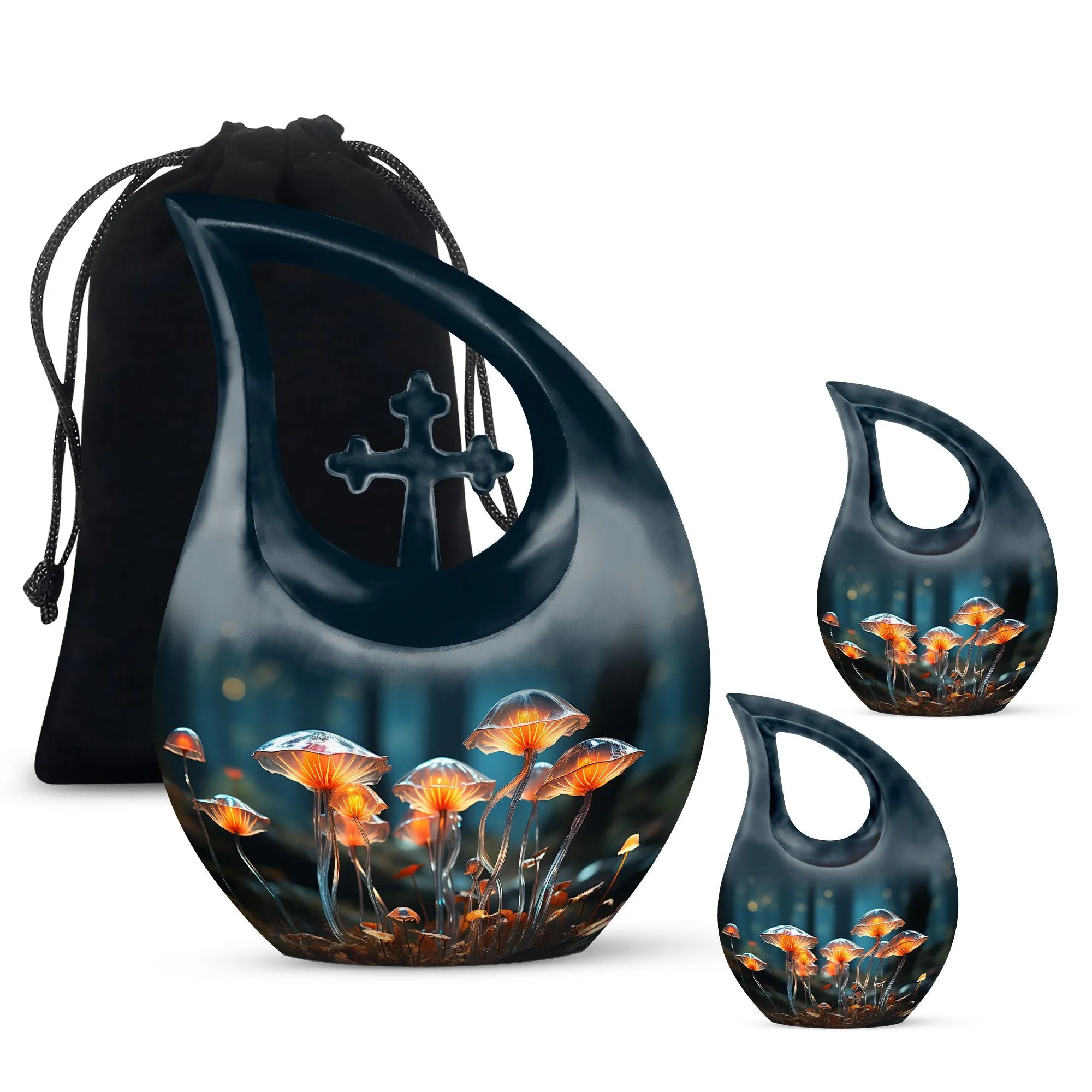 Affordable Lilly Flower Commemoration Vessel for Caring Memorials