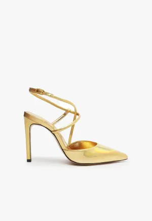 Aimee Specchio Leather Pump