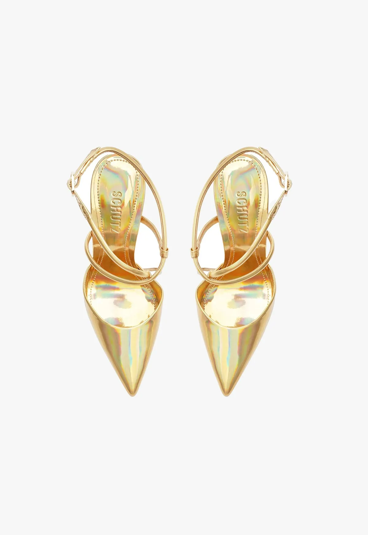 Aimee Specchio Leather Pump