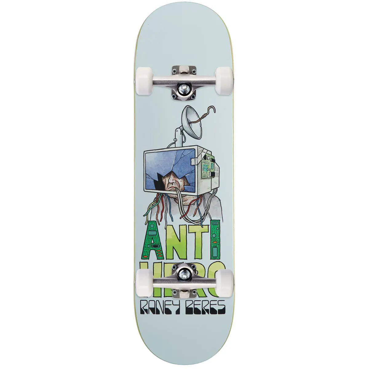 Anti-Hero Beres Anti Intelligence Skateboard Complete - Blue - 9.00"