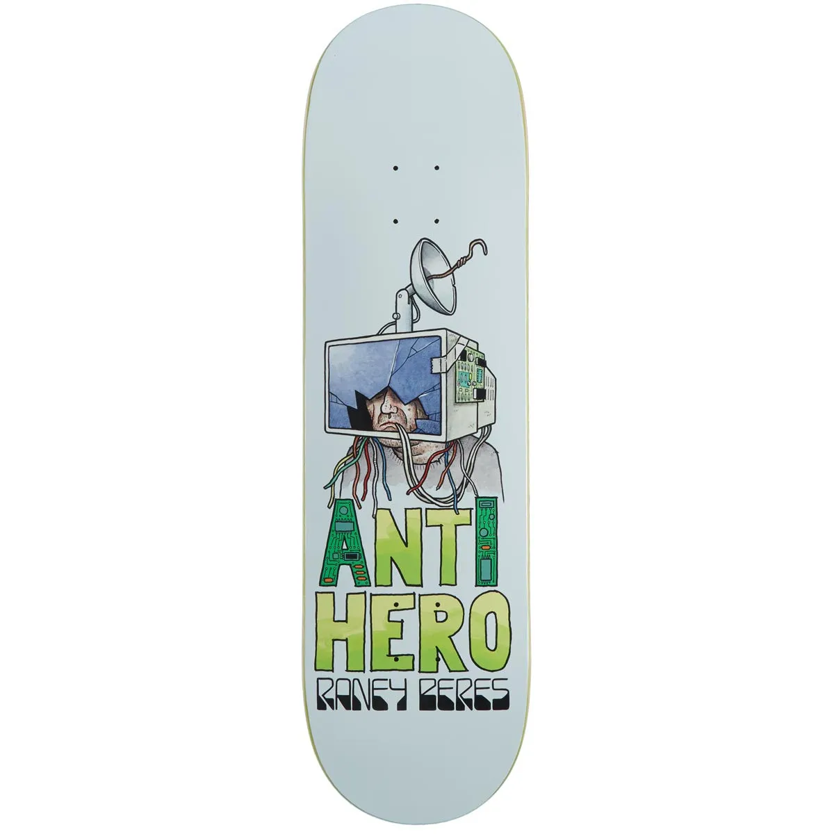 Anti-Hero Beres Anti Intelligence Skateboard Deck - Blue - 9.00"