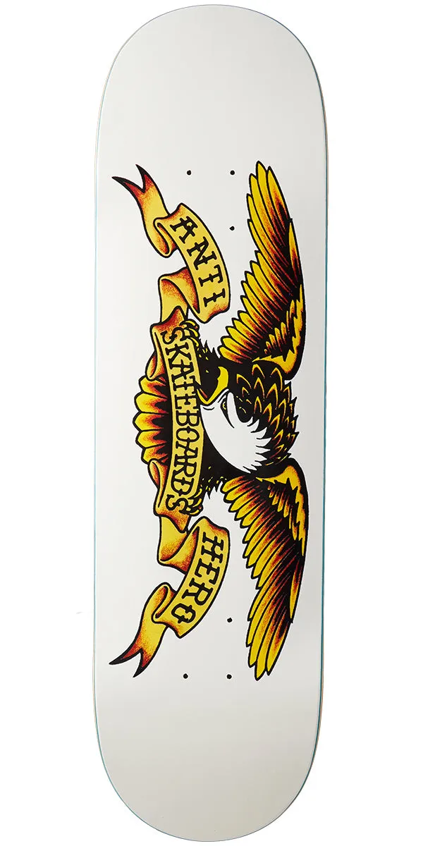 Anti-Hero Classic Eagle Skateboard Deck - White - 8.75"