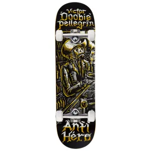 Anti-Hero Doobie Absentes Skateboard Complete - Black - 8.75"