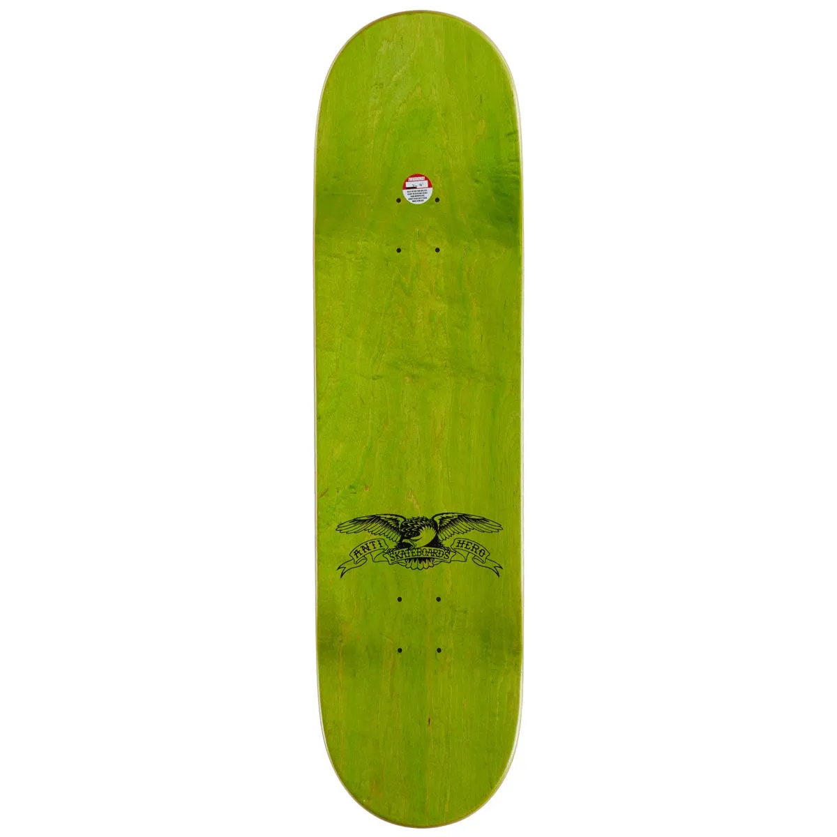 Anti-Hero Doobie Anti Intelligence Skateboard Deck - Cream - 8.75"