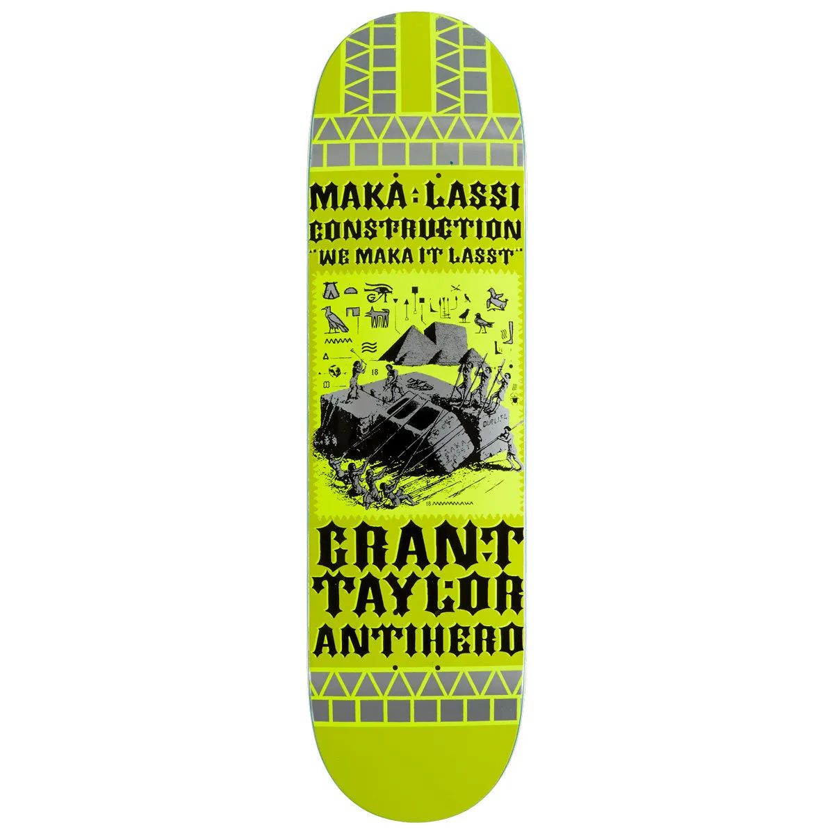 Anti-Hero Grant Makalassi Construction Renovated Skateboard Deck - 8.38"