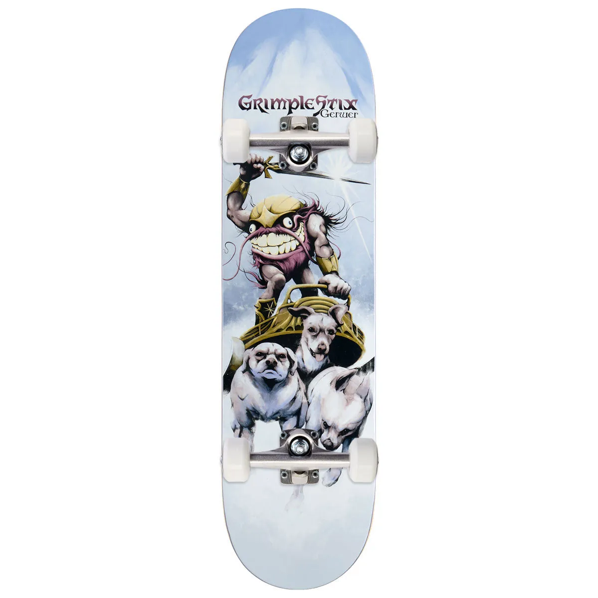 Anti-Hero Grimplestix Barbarians Gerwer Skateboard Complete - 8.28"