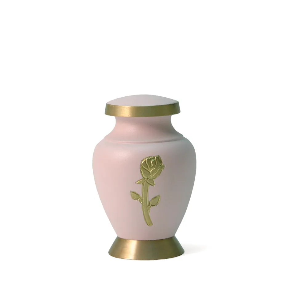 Aria Rose (Pink on Gold),  Cremation Urn | Quality Urns For Less