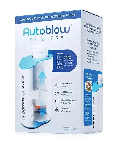 Autoblow AI Ultra with Video Sync Male Masturbator Sex Toy for Men