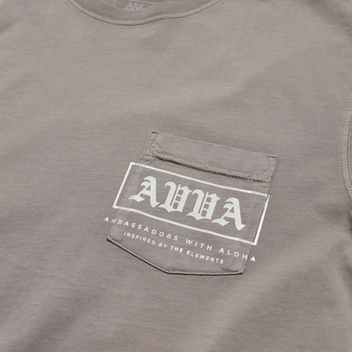 AVVA Old E Box Pocket T-Shirt - Cinder