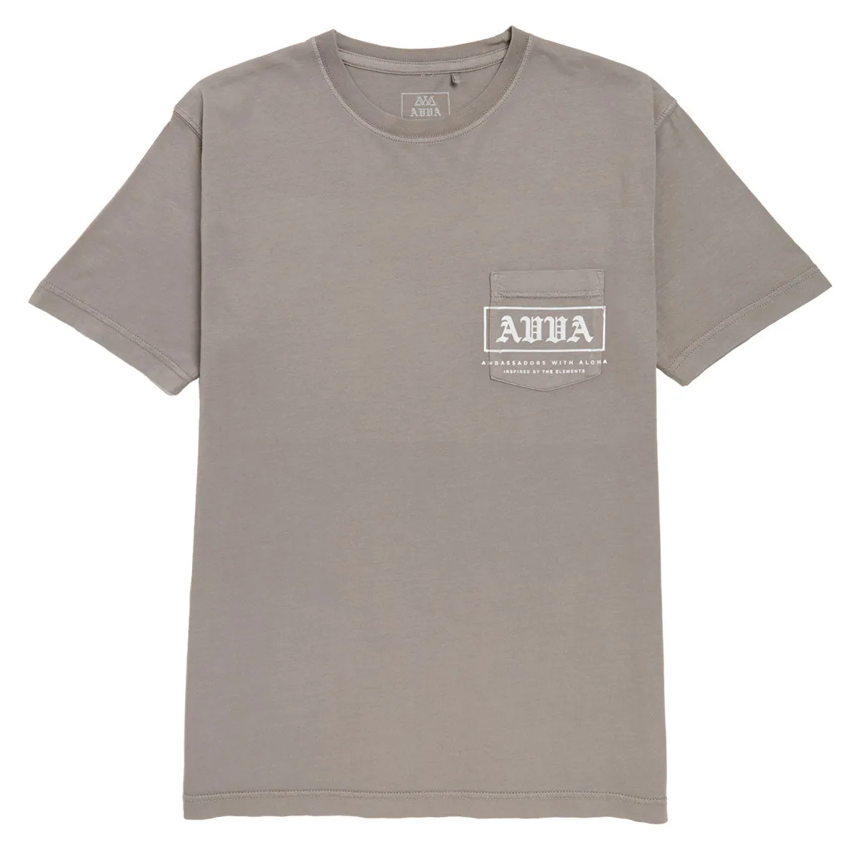 AVVA Old E Box Pocket T-Shirt - Cinder