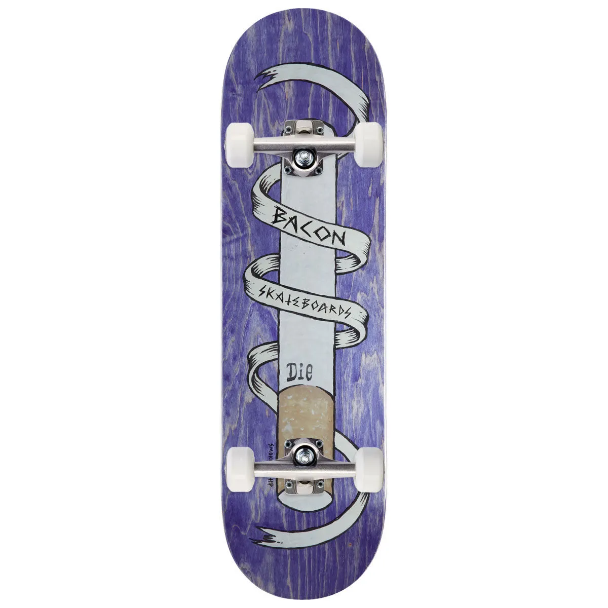 Bacon Smoking Is Hip Skateboard Complete - 9.00"