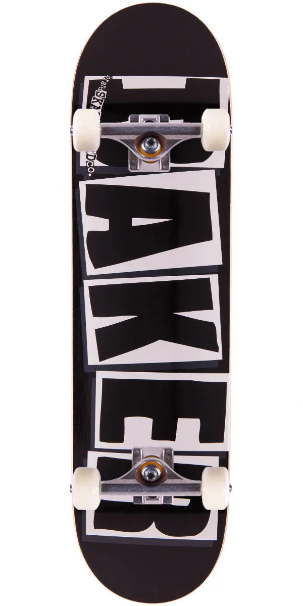 Baker Brand Logo Skateboard Complete - Black/White - 8.25"