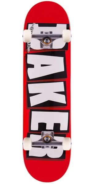 Baker Brand Logo Skateboard Complete - White - 8.25"