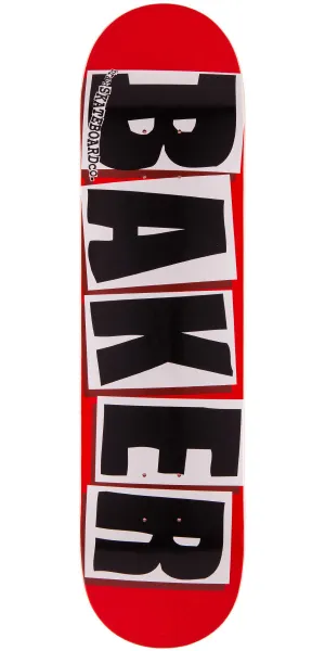Baker Brand Logo Skateboard Deck - Black - 7.88"