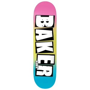 Baker Riley Hawk Brand Name Skateboard Deck - Sherbert - 8.00"