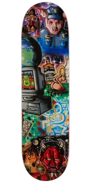 Baker Zach Hummus Skateboard Deck - 8.38"