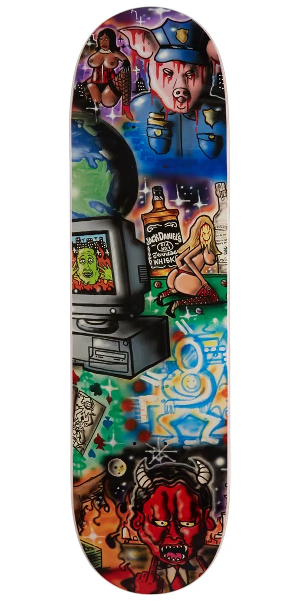 Baker Zach Hummus Skateboard Deck - 8.38"