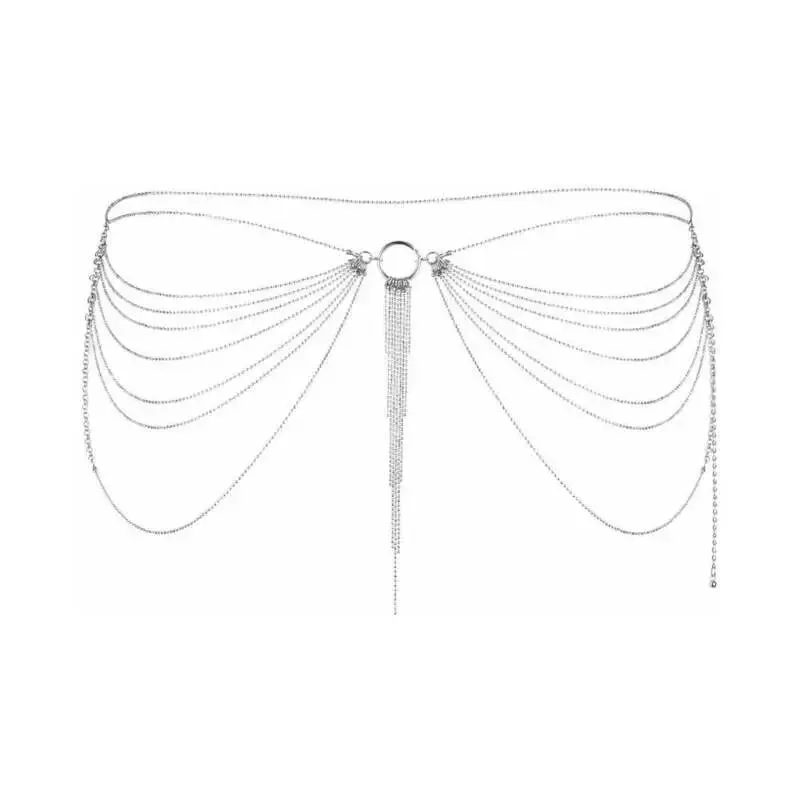 Bijoux Indiscrets Magnifique Chain Waist Jewelry Silver