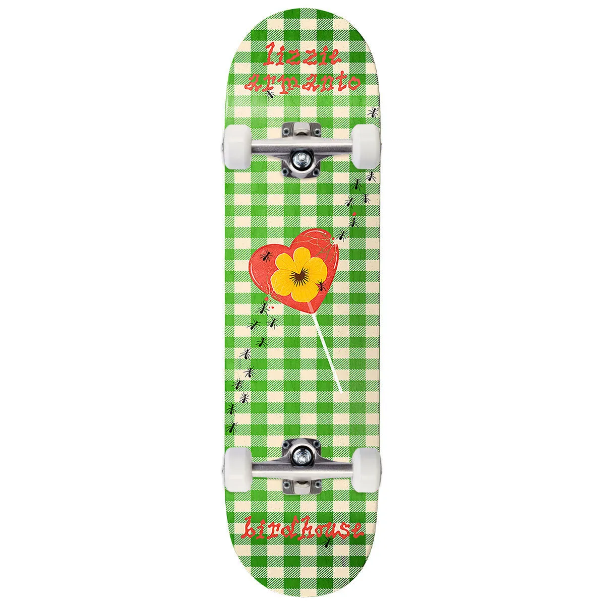 Birdhouse Lizzie Armanto Left Overs Skateboard Complete - Green Veneer - 8.00"