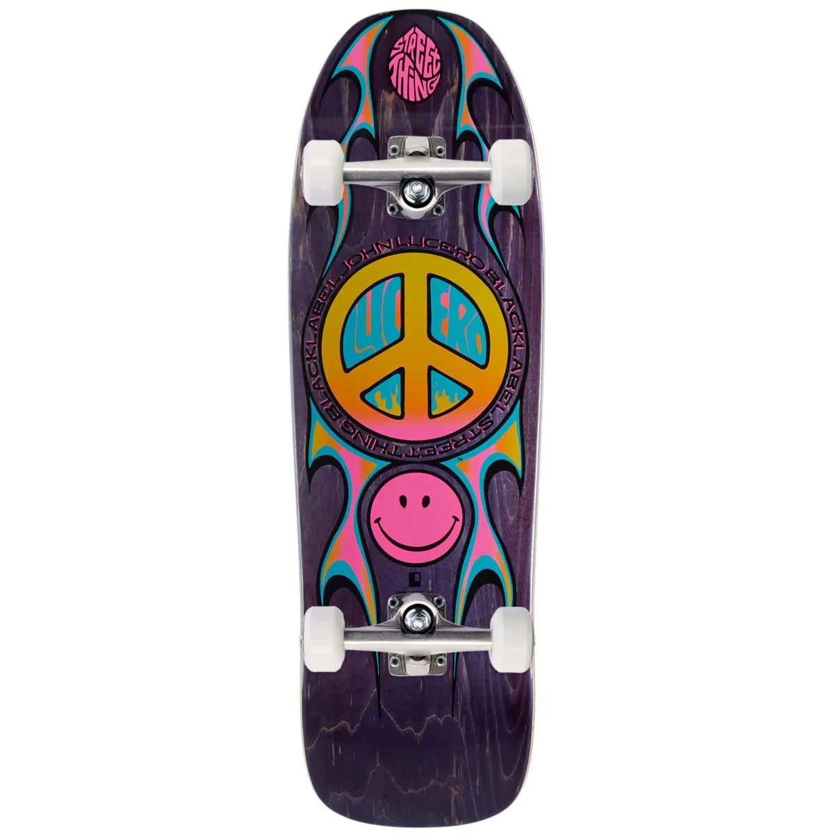 Black Label John Lucero Street Thing Skateboard Complete - 9.88"