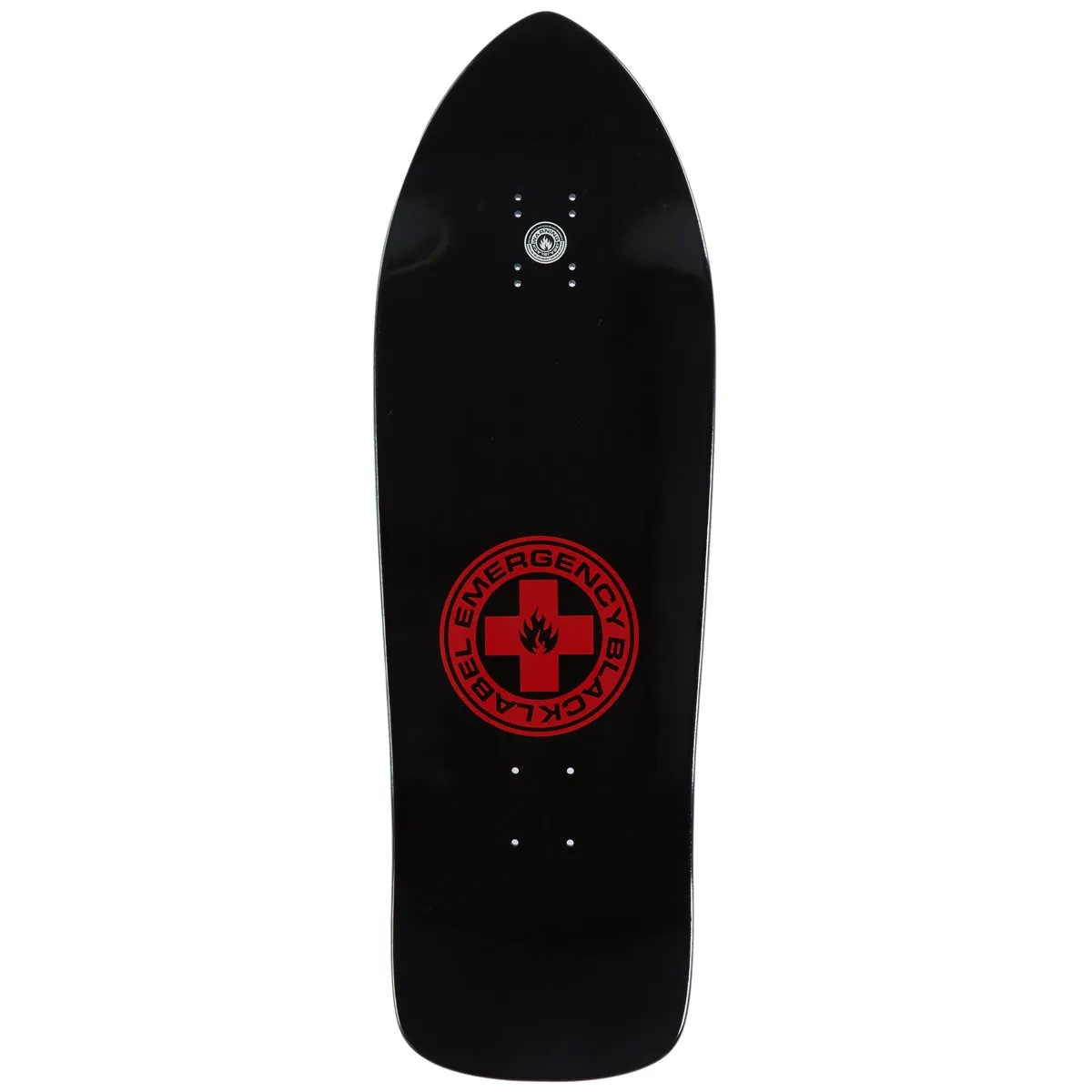 Black Label Undead Smoking Club Skateboard Deck - Black Dip - 10.25"