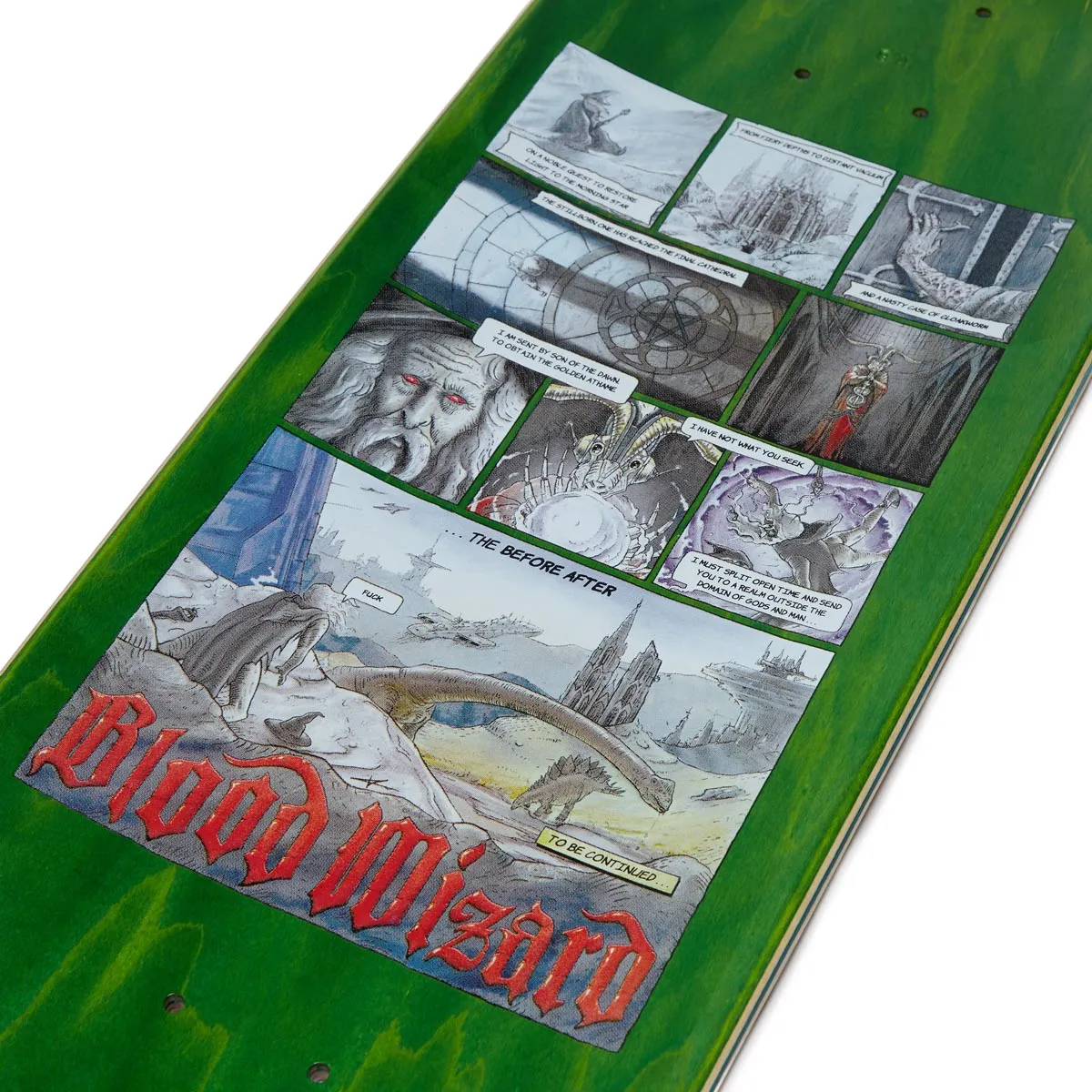 Blood Wizard Outer Realms Comic Skateboard Complete - 8.50"