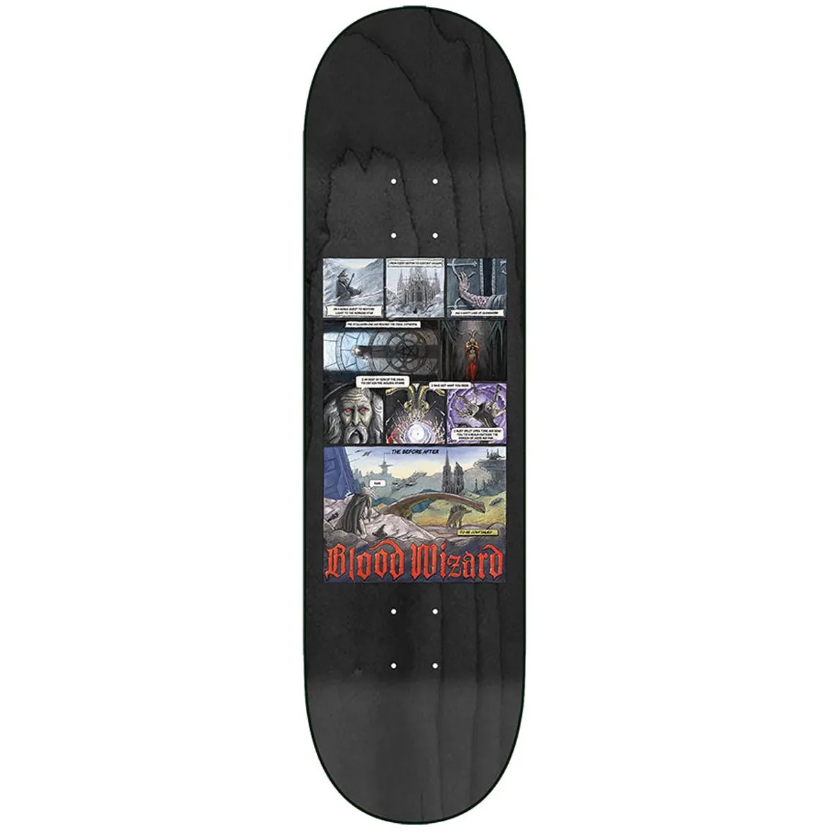 Blood Wizard Outer Realms Comic Skateboard Complete - 8.50"