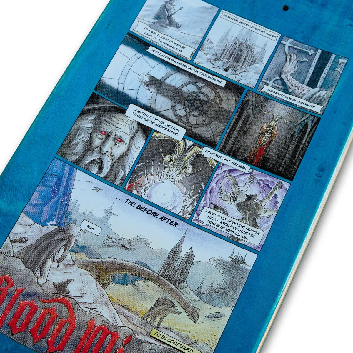 Blood Wizard Outer Realms Skateboard Deck - 9.00"