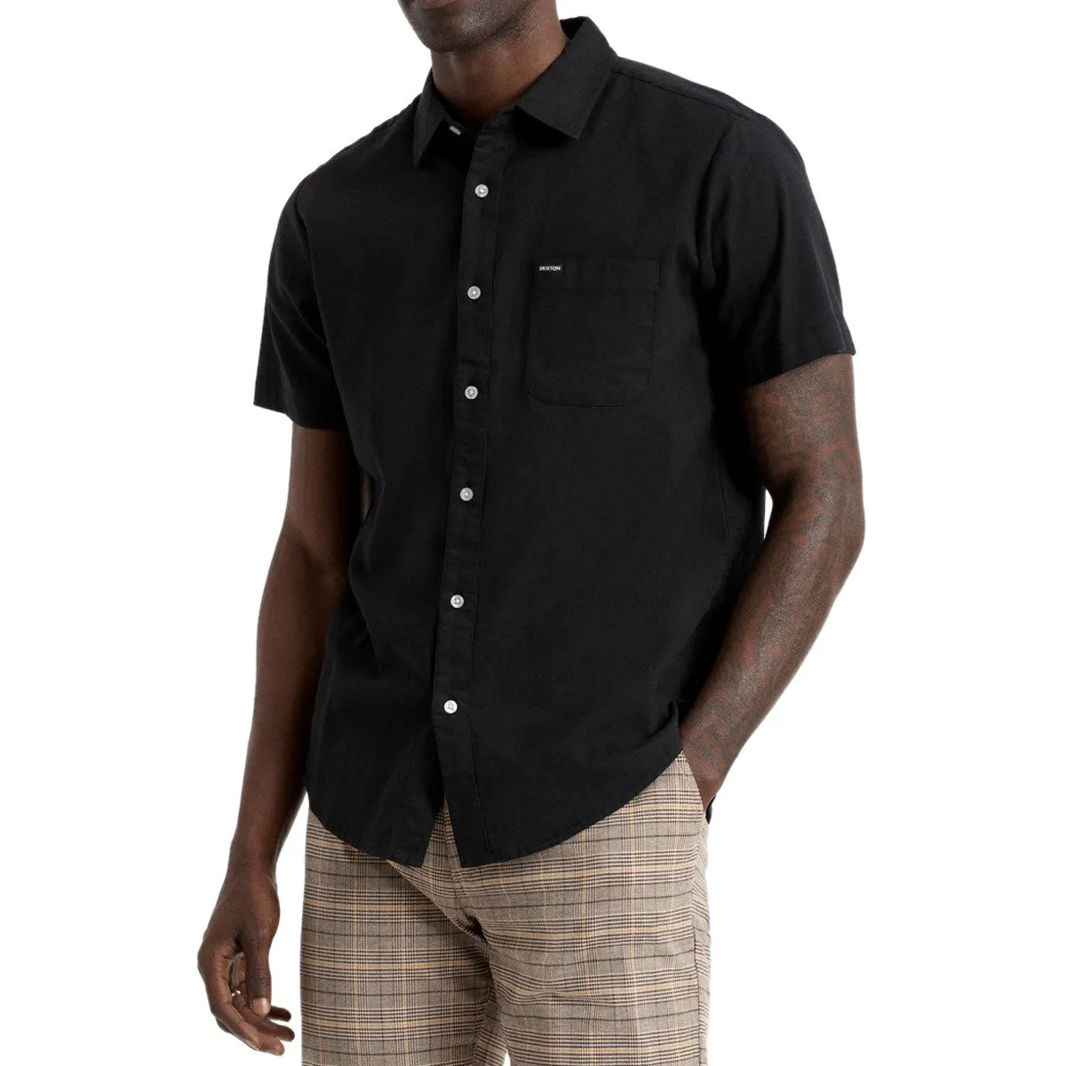 Brixton Charter Oxford Shirt - Black