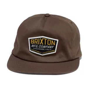 Brixton Coleson Hp Snapback Hat - Brown