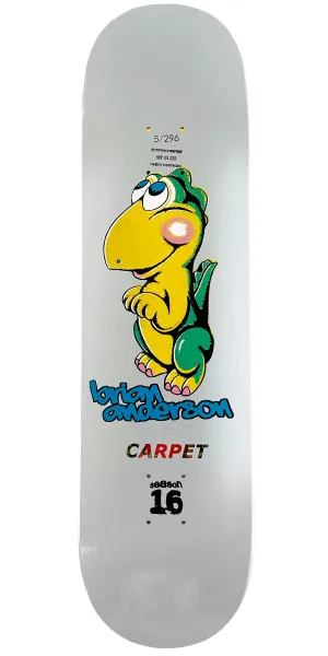 Carpet Company Brian Anderson Dino Skateboard Deck - 8.25"