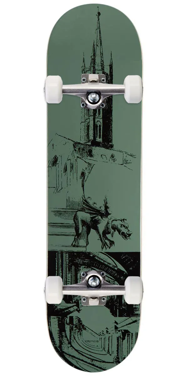 CCS Cathedral Skateboard Complete - Olive - 8.375"