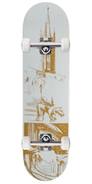 CCS Cathedral Skateboard Complete - White - 8.25"