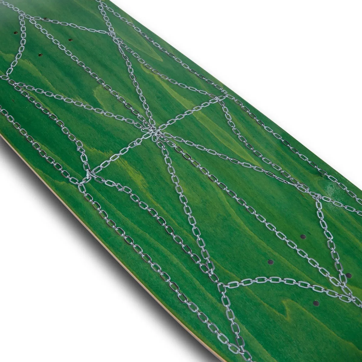 CCS Chain Web Egg1 Shaped Skateboard Complete - Green - 9.00"
