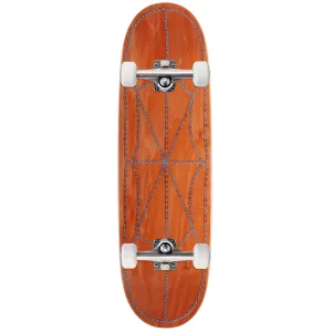 CCS Chain Web Egg1 Shaped Skateboard Complete - Orange - 9.00"
