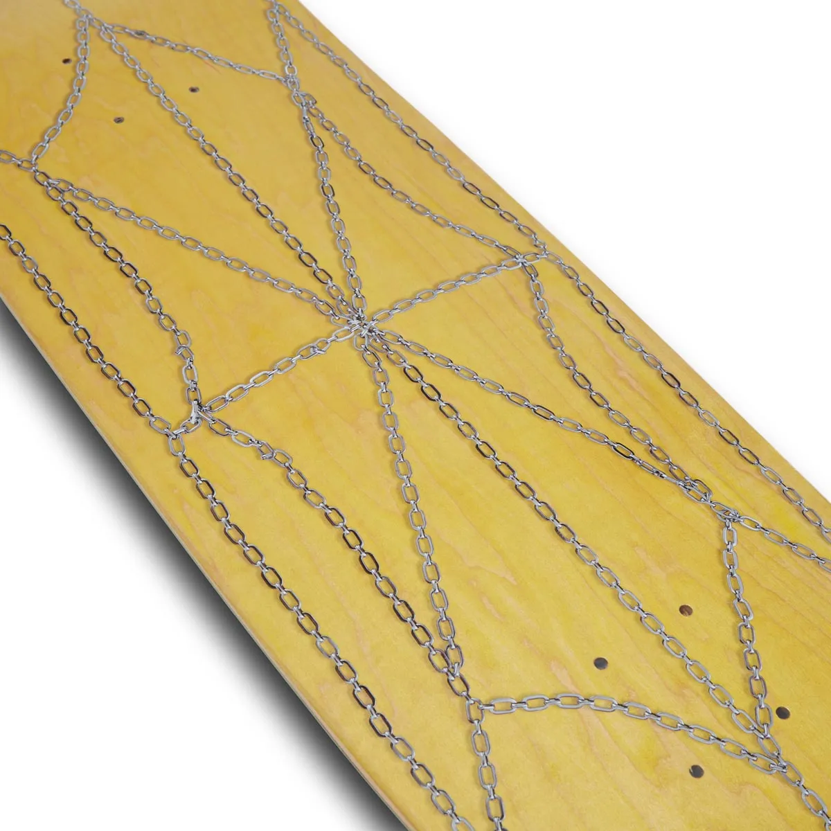CCS Chain Web Egg1 Shaped Skateboard Complete - Yellow - 9.00"